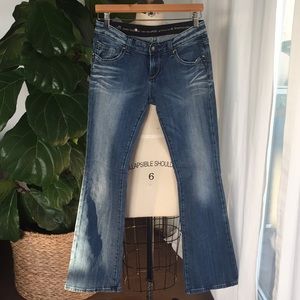 Express Rerock Boot Cut Jeans